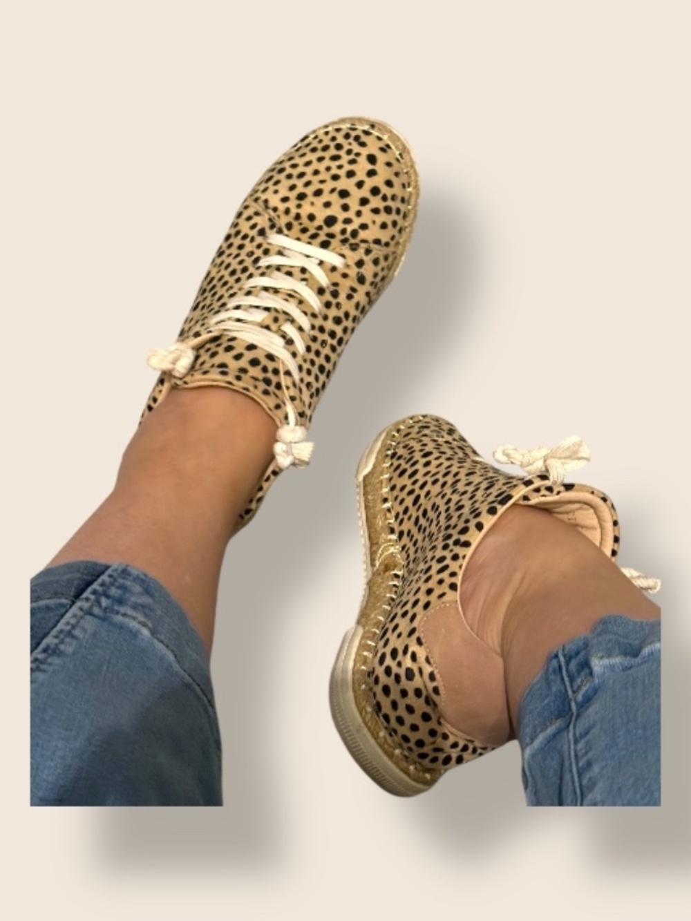 Boutique Leopard Lightweight Sneakers (7.5)